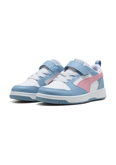 Puma 397419 Puma Rebound V6 Lo Ac+ Ps Spor Ayakkabı Beyaz-pembe Beyaz - Pembe