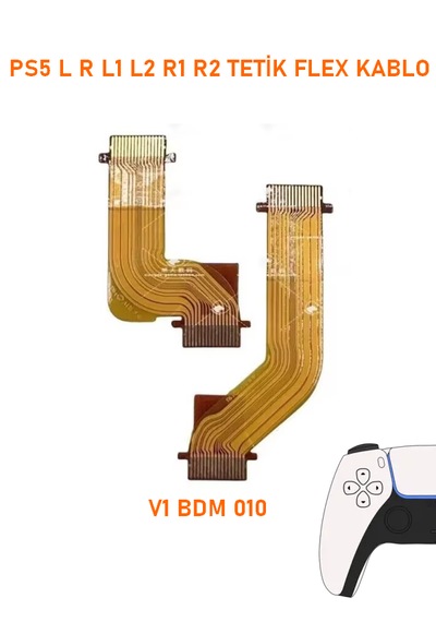 Ps5 V1 Bdm 010 Kollar İle Uyumlu L R L2 R2 Tetik Flex Kablo