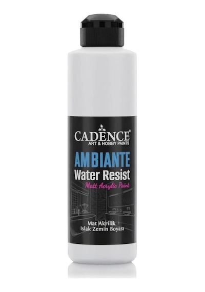 Cadence Ambiante Suya Dayanıklı Akrilik Boya AW-03 ESKİMİŞ BEYAZ 250ML + KATALİZÖR 10GR