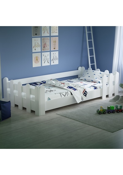 Tuliplifeyapımarket Tuliplife Montessori Karyola Beyaz Oval Köşe (512289892)