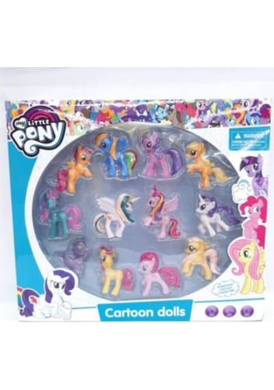 My Little Pony Oyuncak 12 Li Set Figür Oyuncak Pony Ler My Little Pony Oyuncakları 12Li