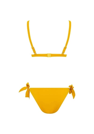 U.S. Polo Assn. Kadın Hardal Bikini Takım Hardal