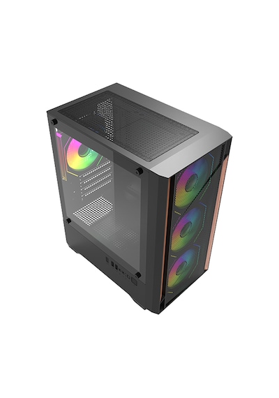 Go Gamer E124 i3-10100F 16 GB 512 GB SSD RX580 8 GB Free Dos Oem Paket Masaüstü Oyuncu Bilgisayarı