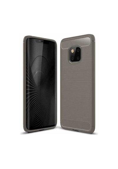 Huawei Mate 20 Pro Kılıf Zore Room Silikon Kapak Gri