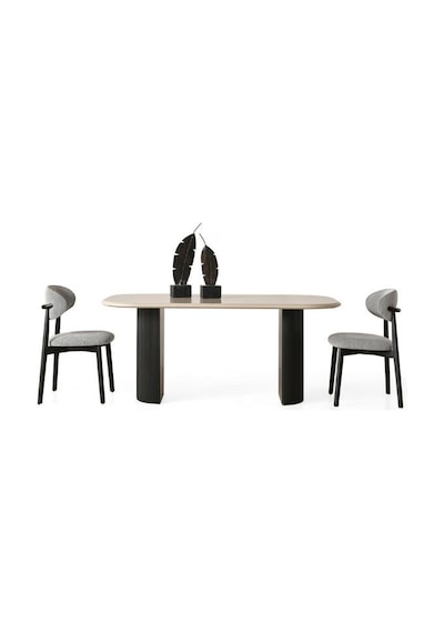 Zeno Oval Ahşap Bohem Yemek Masası 90x200 Krem Zeno Oval Ahşap Bohem Yemek Masası 90x200 Krem