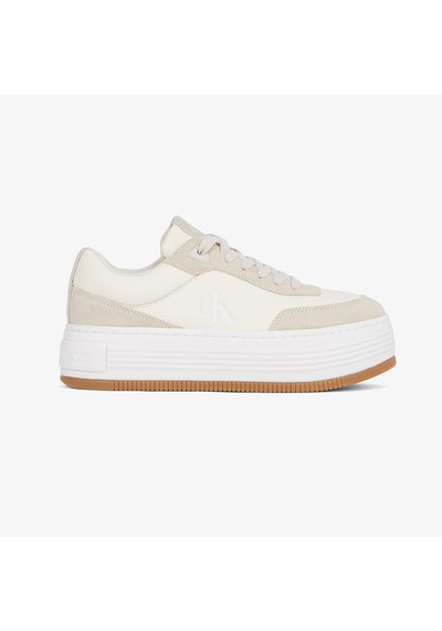 Calvin Klein Bold Flatf Low Lace Tumb Kadın Krem Sneakerdüzyw0yw01797