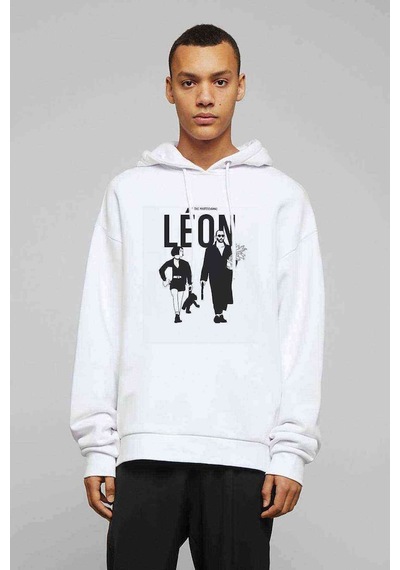 Leon Mathilda The Professional Sevginin Baskılı Erkek Sweat