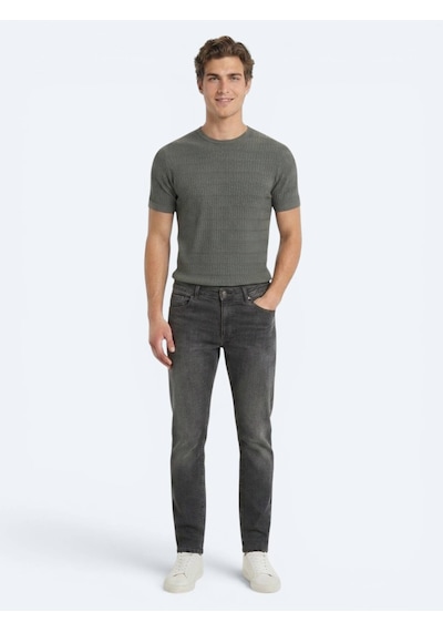 Kip Haki Regular Fit Denim %100 Pamuk Pantolon
