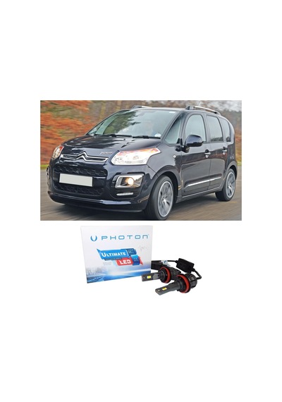 Citroen C3 Picasso Led Xenon Kısa Far Ampulü H7 Ultimate Yeni Seri Beyaz 2009 - 2017