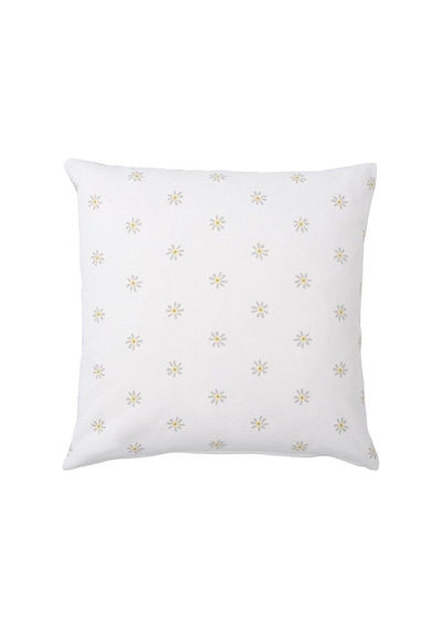 Ikea Nattslända Yastık Kılıfı 50 X 50 Cm Gri - Beyaz - Sarı Çok Renkli