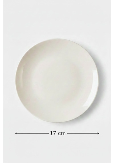 12'li Valencia Düz Tabak 17cm Krem Rinart