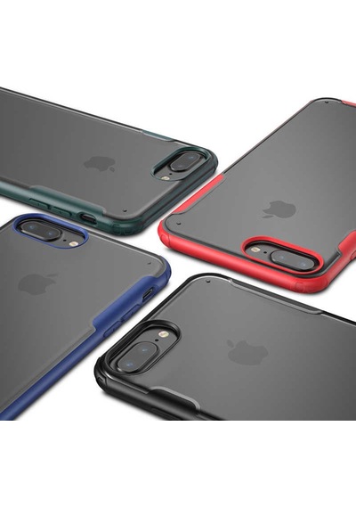 Apple Uyumlu iPhone 7 Plus Kılıf Zore Volks Kapak-Siyah