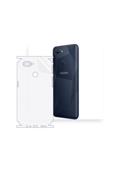 Oppo A12 Uyumlu Fullbody Arka Kaplama Hidrojel Koruyucu Film
