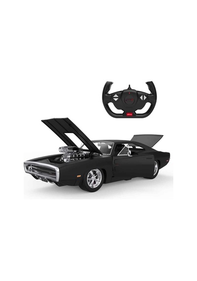 Mey İthalat 1:16 1970 Dodge Charger R/t Sesli Ve Işıklı Uzaktan Kumandalı Araba Siyah