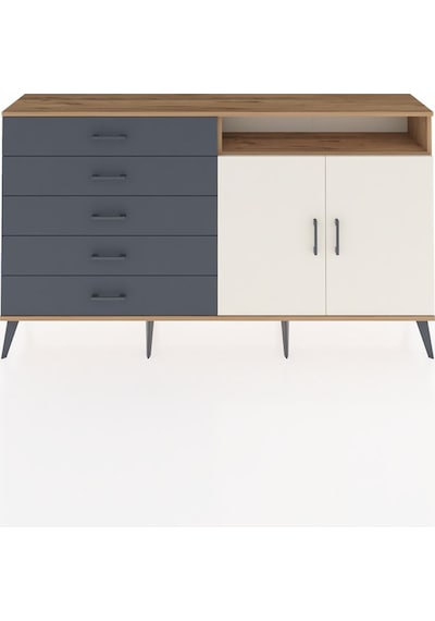 Arges Konsol 2 Raflı 5 Çekmeceli 2 Kapaklı 176x30x99 Çam-aytaşı/a Çam-aytaşı/antrasit Arges Konsol 2 Raflı 5 Çekmeceli 2 Kapaklı 176x30x99 Çam-aytaşı/a Çam-aytaşı/antrasit