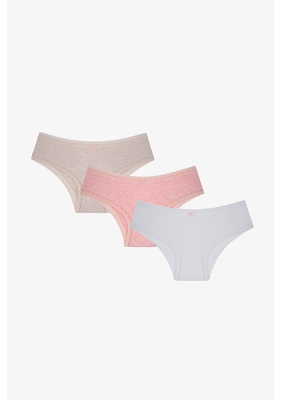 Penti Daily Lace3'lü Pamuklu Bej Hipster Külot
