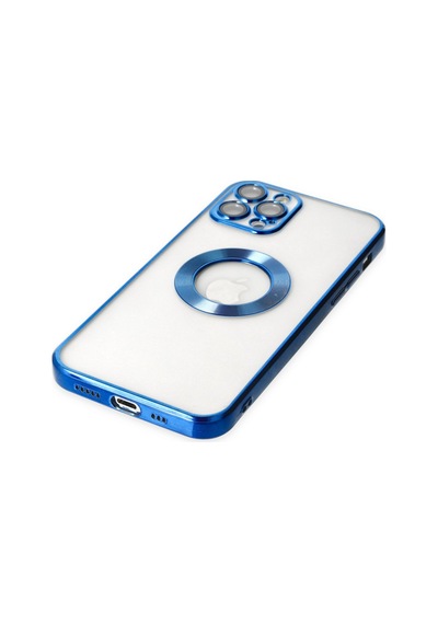 Apple iPhone Uyumlu 12 Pro Kılıf Slot Silikon - Mavi Bzsxx00 1