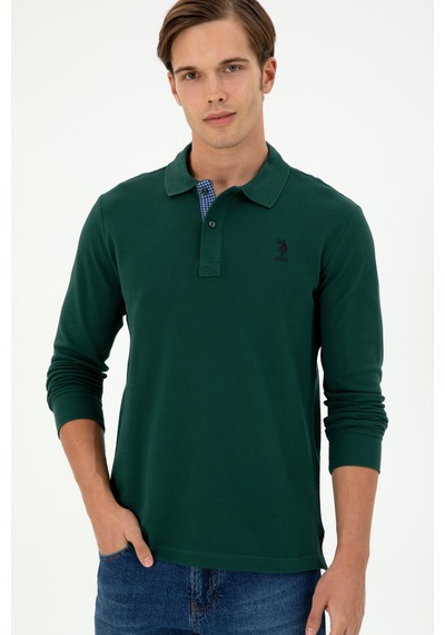 U.s. Polo Assn. Erkek Koyu Yeşil Sweatshirt 50289062-vr079 Koyu Yeşil