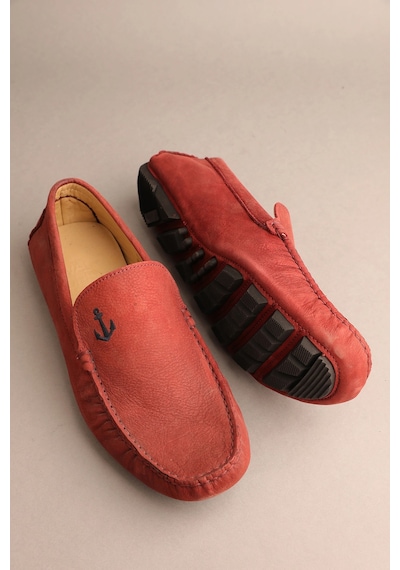 Gondol Erkek Hakiki Deri Klasik Loafer Bordo 41 Ttx.299 Çok Renkli