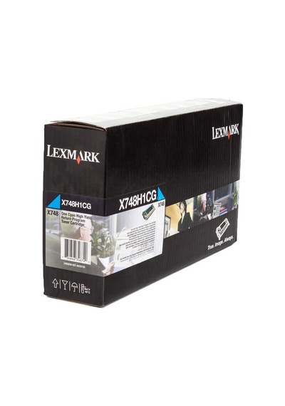 Lexmark X748-X748H1Cg Mavi Toner Yüksek Kapasiteli