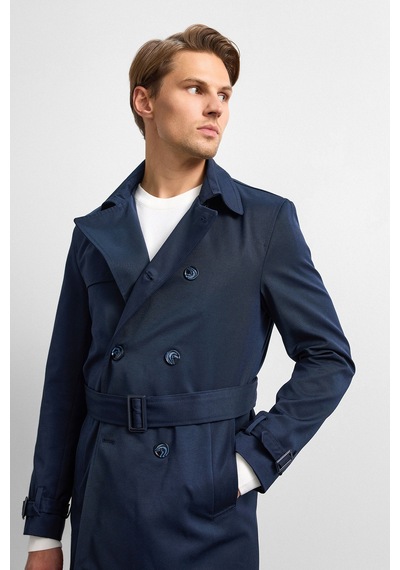 Backandbond Lacivert Casual Trençkot Çok Renkli