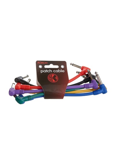 Kirlin 15cm. Gitar Pedal Ara Kablosu Seti 6 Adet
