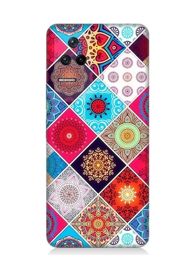 Xiaomi Poco F4 Uyumlu Pitikare Mandala Desenler Desenli Silikon Kılıf