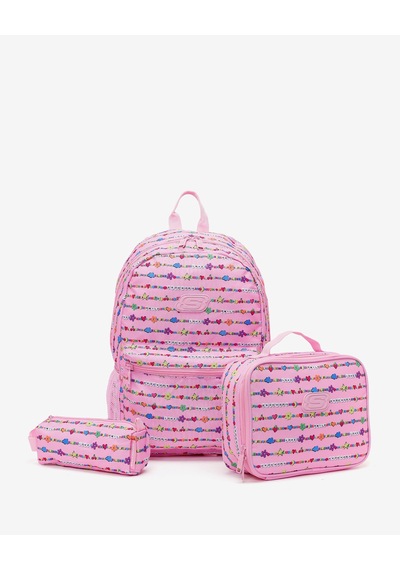 Skechers G Utılıty Backpack Set Büyük Kız Çocuk Pembe Sırt Çantası Skch8357-bdlv