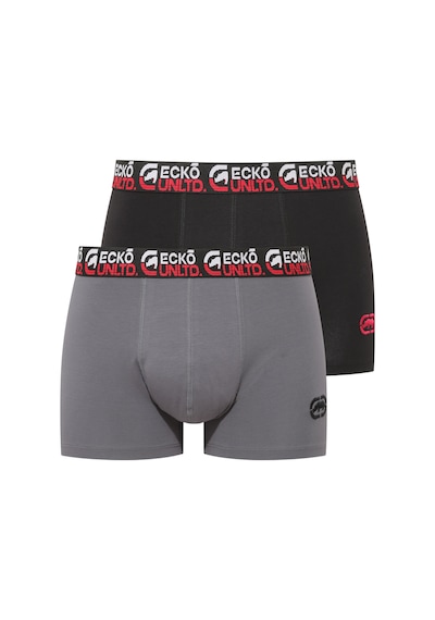 Ecko Unltd. Ecko Siyah - Antrasit 2'li Boxer Siyah - Antrasit