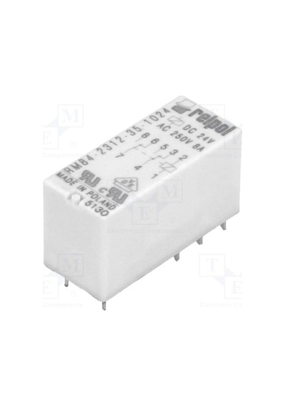 Molwex Relpol Rm84 24V Dc Çift Kontak Röle N11.325