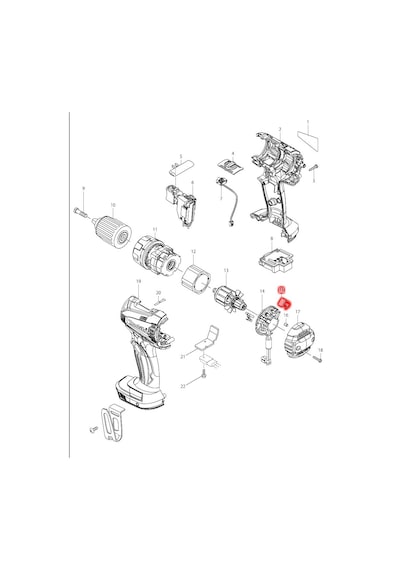 Makita BDF446 Kömür CB-440 Ürün Kodu 195021-6
