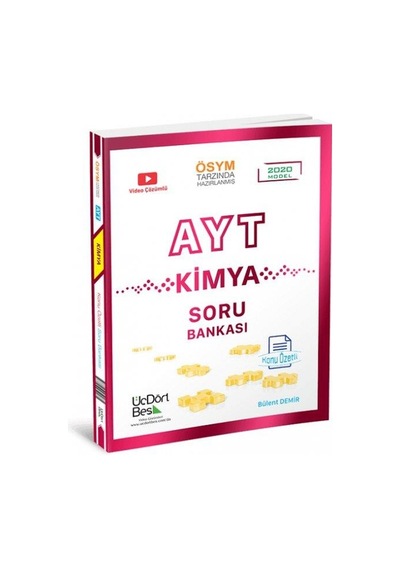 Ayt Kimya Soru Bankası - Üç Dört Beş Yayınları