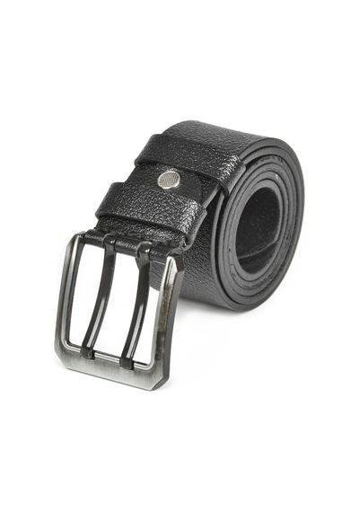 Deepsea Erkek Siyah Çift Dilli %100 Hakiki Deri 4,5 Cm Spor Kemer 2402614 False