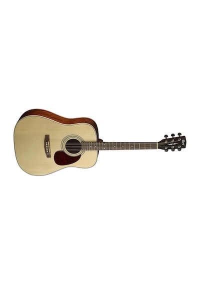 Cort Earth70Op Akustik Gitar Open Pore Masif Ladin Kapak Arka