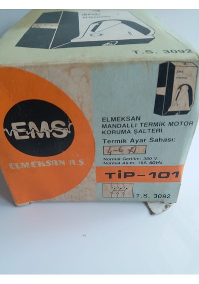 EMS(4-6 AMPER) TERMİK KORUMALI MANDALLI ŞALTER