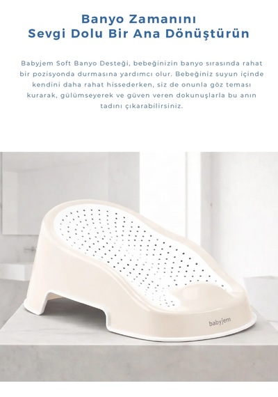 Babyjem Soft Banyo Desteği Bebek Yıkama Yardımcısı Kum Beji