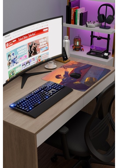Cowboy Bebop Anime V5 - 48x40 Xl Gaming Gamer Kauçuk Kaymaz Taban Mouse Pad Fare Altlığı