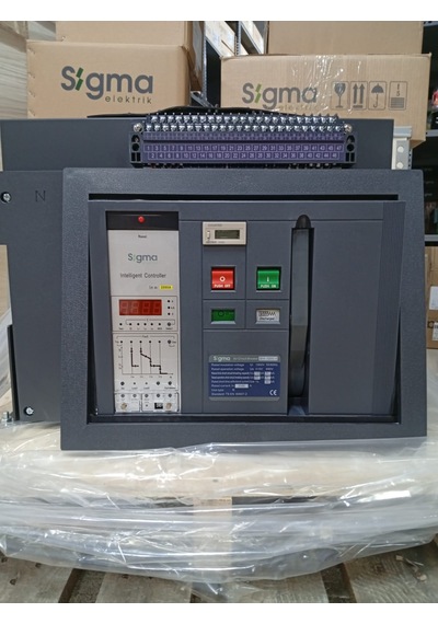 Sigma Termik Manyetik Şalter 4 Kutuplu - Sfa2500h4 2500a Açık Tip Güç Şalteri