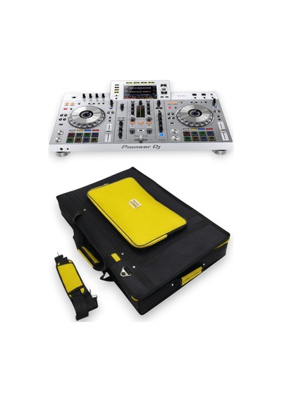 Xdj Rx2 Setup Için Uyumlu Çanta Soft Case Kılıf. Siyah Sarı.
