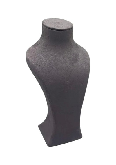 Yerli Üretim Lüx Model Sardunya Kumaş Füme Renk Boy 31 Cm Kolye Takı Sergileme Mankeni Çok Renkli