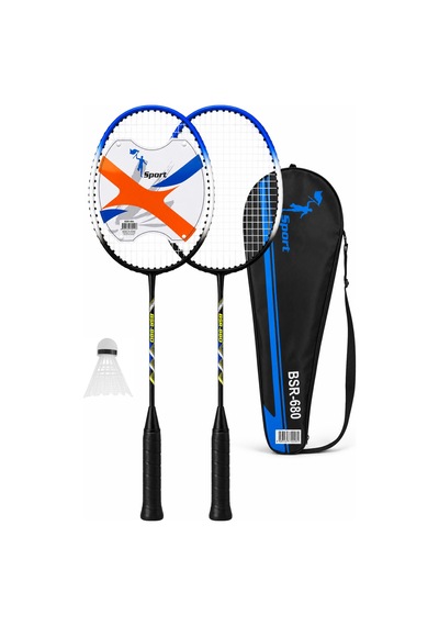 4lü Semi-pro Çantalı Set Badminton Raketi Seti 2 Raket + 1 Top + Çanta Raket Top Seti 680