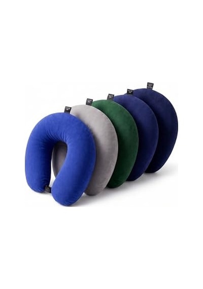Ergonomik Boyun Ve Seyahat Yastığı Yumuşak Silikon Dolgulu, Çıtçıtlı Ve Yıkanabilir U Yastık Uçak, Araba, Otobüs, Ofis Ve Uzun Yolculuklar İçin Konforlu Boyun Desteği