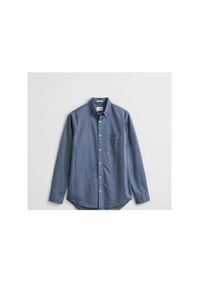 Gant Erkek Lacivert Regular Fit Düğmeli Yaka Oxford Gömlek-24292