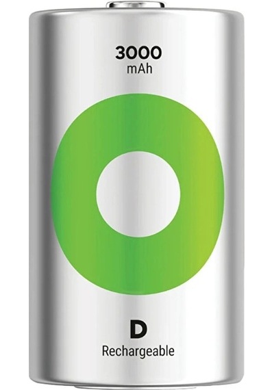 Gp Recyko 3000 Mah 1.2v D Boy Şarjlı Pil