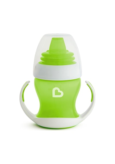 Duyarlı Geçiş Bardağı 4 Ay+ 118 Ml Sızdırmaz & Ergonomik Kulplu Yeşil 2 Adet Çok Renkli