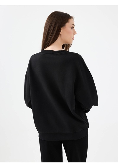 Loft Siyah Kadın Sweatshirt Lf2041676 Siyah