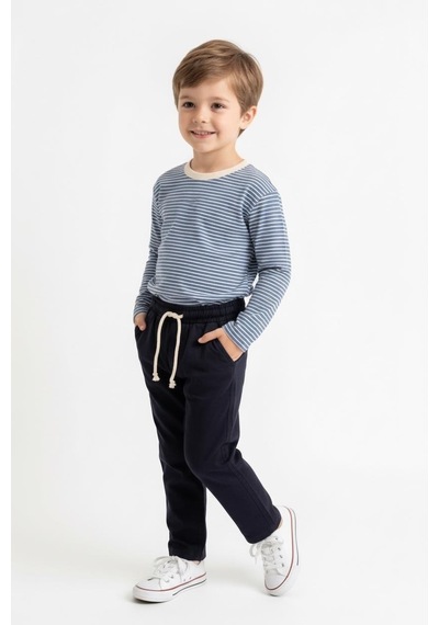 Miababy Mevsimlik Uzun Kol 2li Takım İndigo