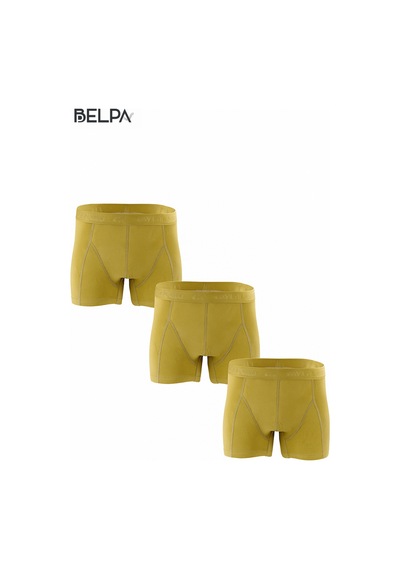 Belpa Ceylanoğlu Erkek Likralı Boxer 6'lı Yeşil