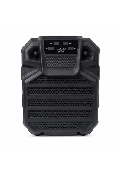 Gts-1397 Bluetooth Hoparlör Taşınabilir Kablosuz Led Işıklı Fm Radyo Usb Micro Sd Destekli