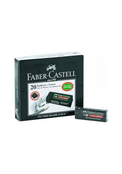 Faber-Castell Siyah Silgi 20 Adet